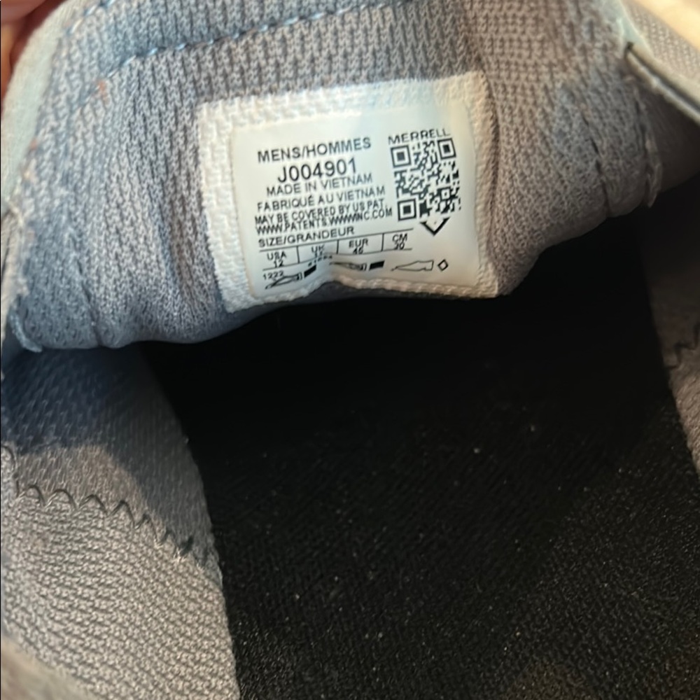 Merrell Gray and Yellow Slip-On Loafers - Picture 5 of 5